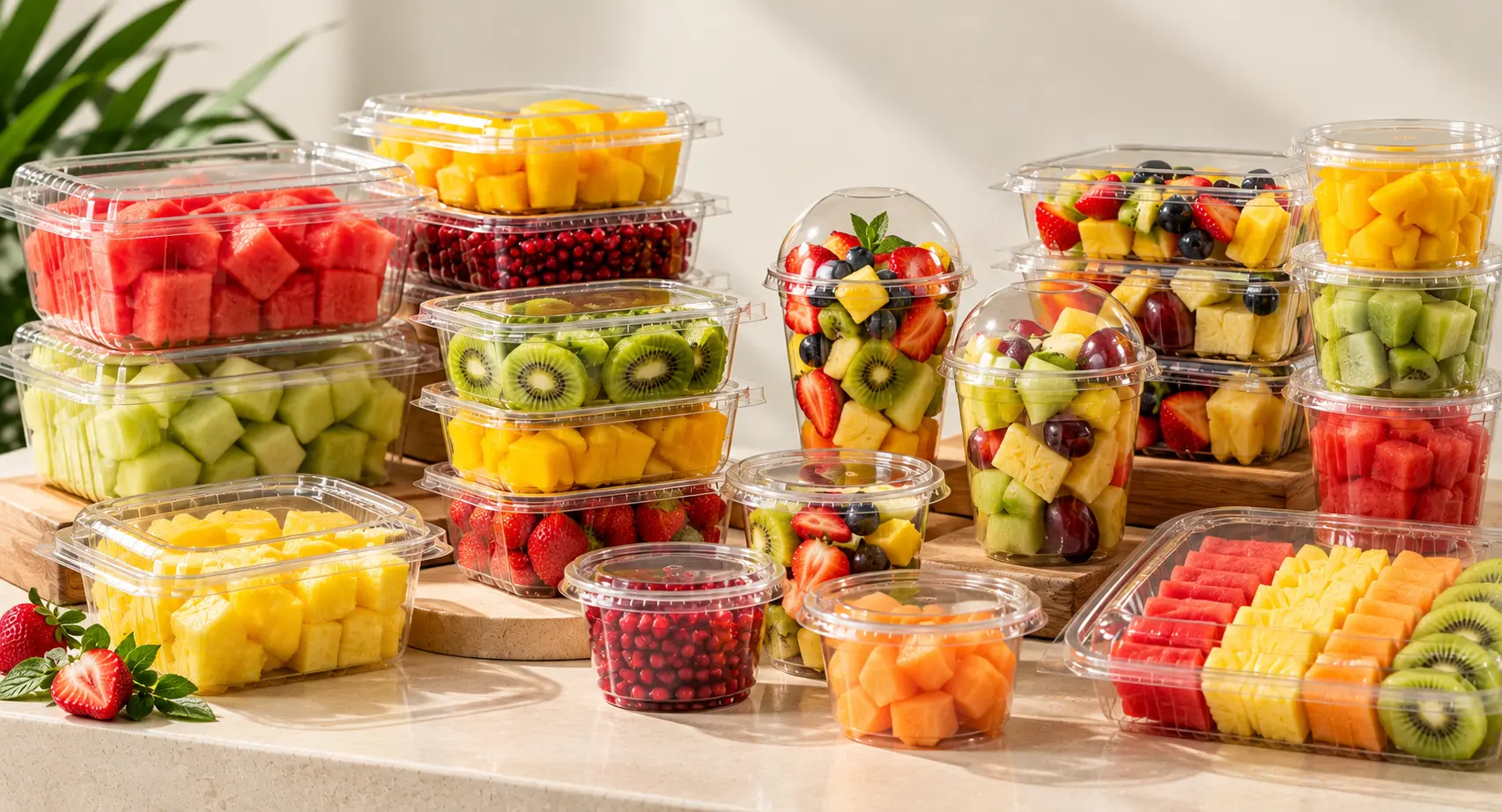 Cut fruits and cut vegetables prepared for UAE food businesses